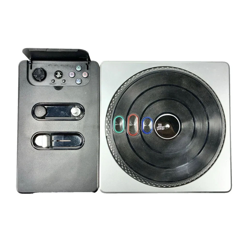DJ Hero Wireless Turntable Controller Sony PlayStation 2 & 3 No Dongle Tested